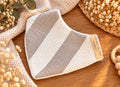 Bavoir Bambou / Gaze de coton - Taupe