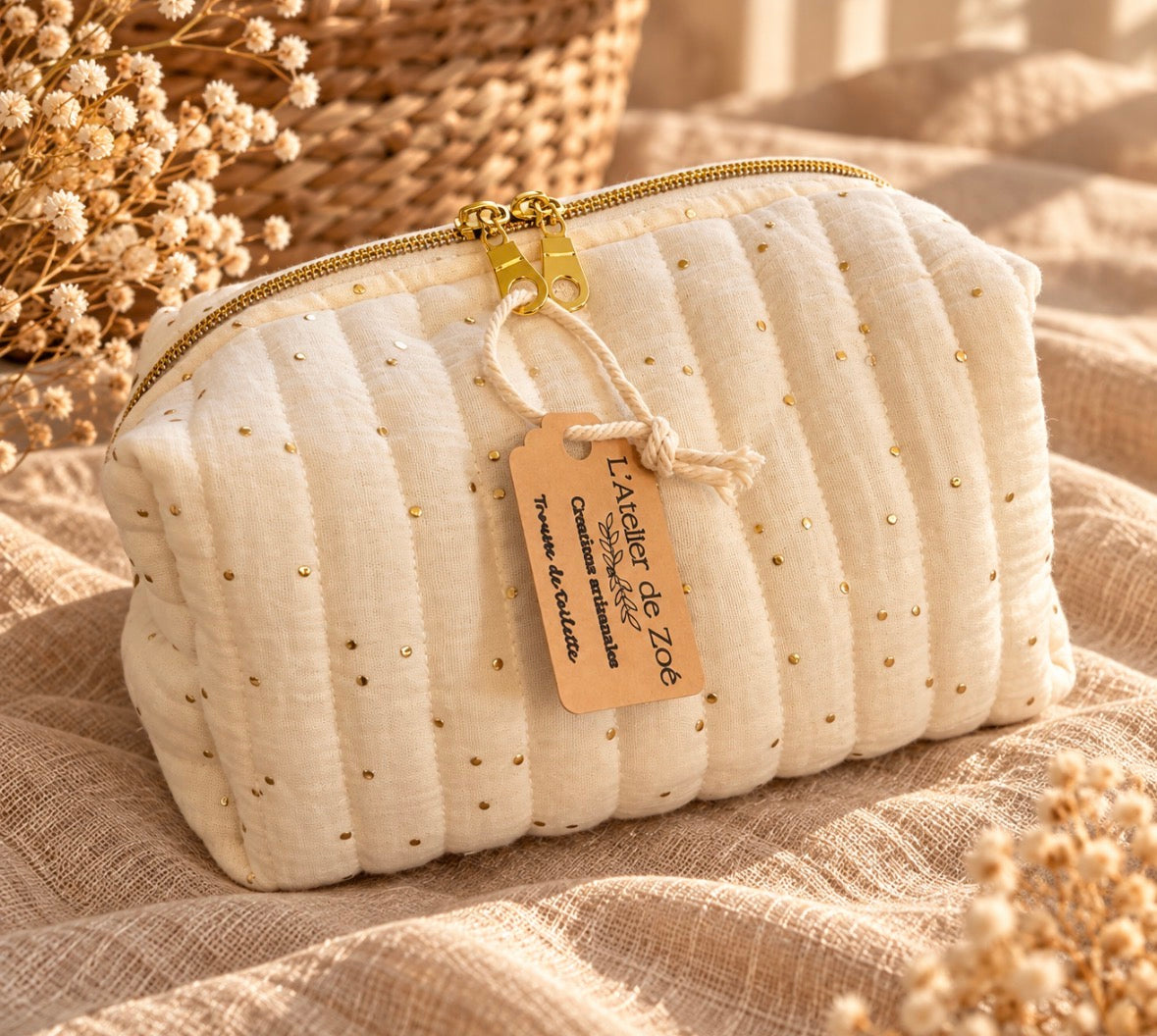 Trousse de toilette XL - Paillettes