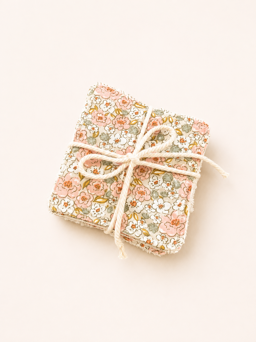Coton Lavable en éponge de Bambou - Collection « Ondine » - lot de 5