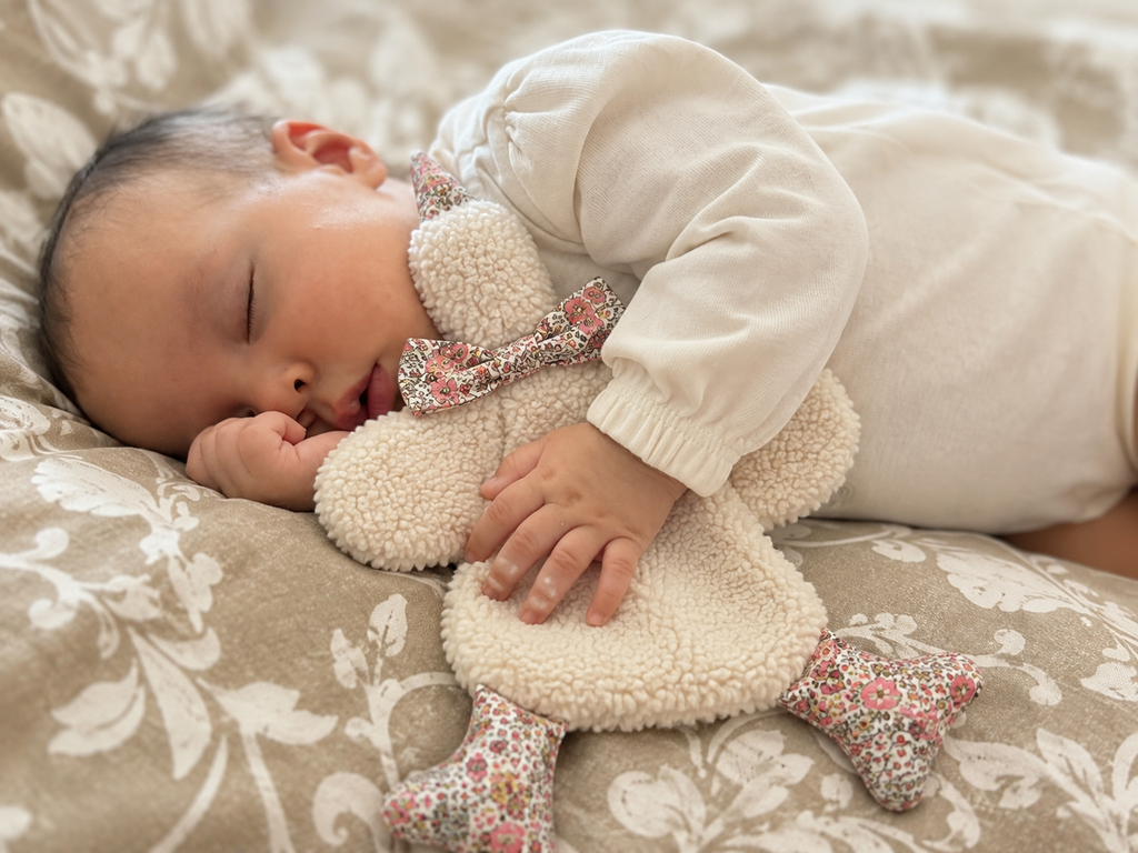 Doudou Oie plat - Collection « Ondine »